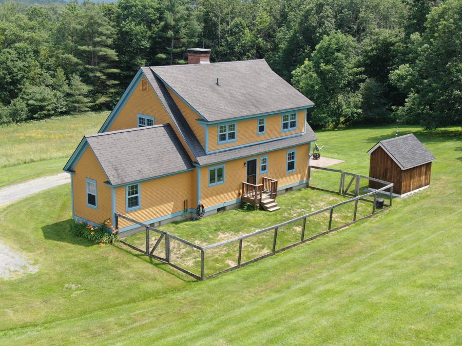 Vermont Farmhouse by Drone