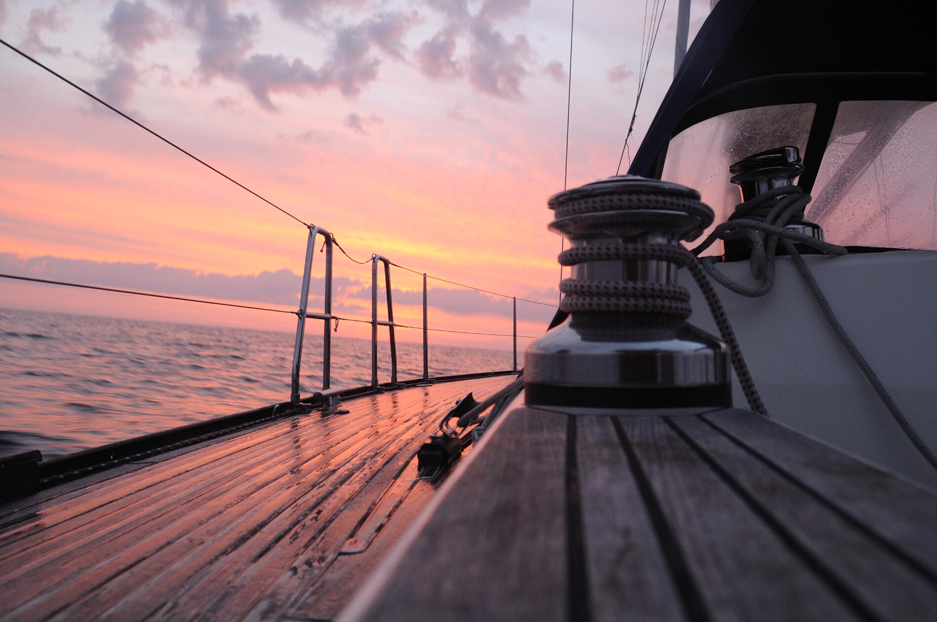 Sunrise deck